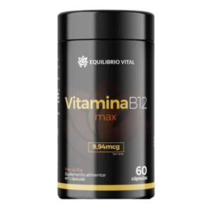 Vitamina B12 60 cápsulas Equilíbrio — embalagem