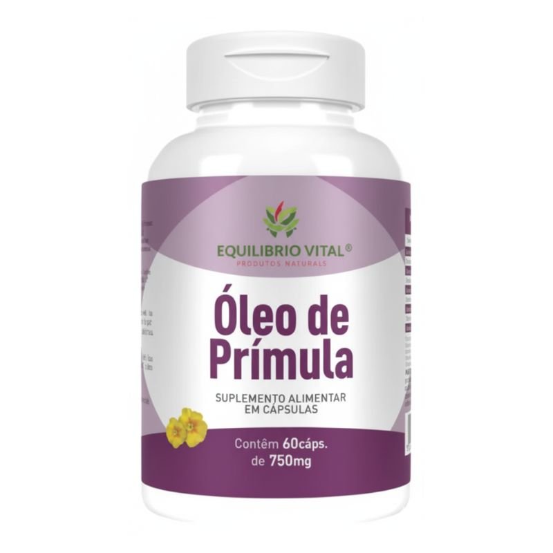 Óleo de Prímula 60 cápsulas Equilíbrio — embalagem