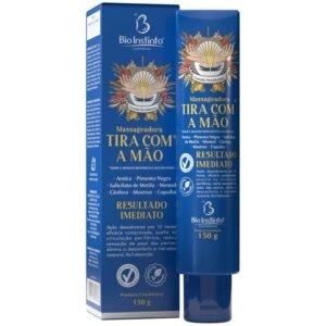 Pomada Massageadora Tira Com a Mão 150g Bio Instinto — embalagem