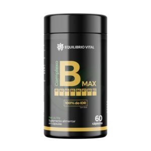 Complexo B Max 60 cápsulas Equilíbrio — embalagem