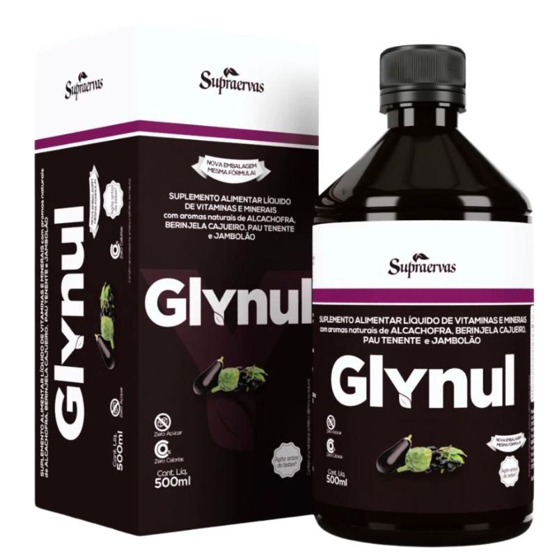 Glynul Antigo Glicodown 500ml SupraErvas — embalagem