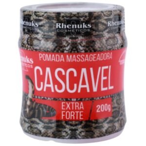 Pomada Cascavel 200g Rhenuks — embalagem