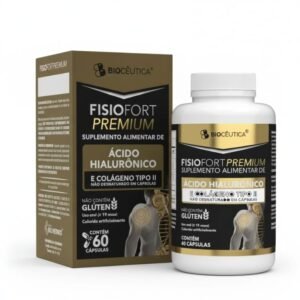 Ácido Hialurônico + Colágeno Tipo II 60 Cápsulas Biocêutica — embalagem