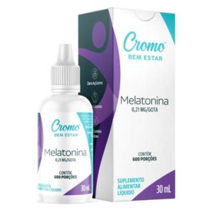 Melatonina 30ml Cromo — embalagem