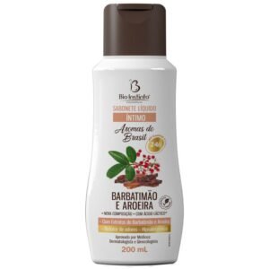 Sabonete Íntimo Barbatimão e Aroeira 200ml Bio Instinto — embalagem