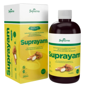 Supra Elix & Inhame + Vitamina A e C 500ml SupraErvas — embalagem