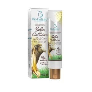 Sebo de Carneiro com Óleo de Argan, Amêndoa, Mel e Ureia 200g — embalagem