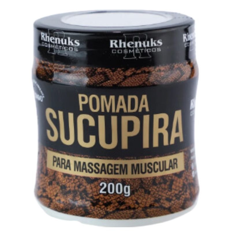 Pomada Sucupira 200g Rhenuks — embalagem