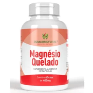 Magnésio Quelado 60 Cáps 400mg Equilíbrio — embalagem