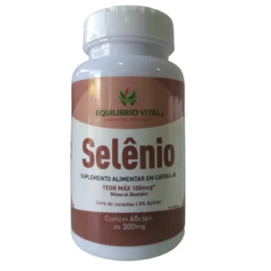 Selênio Quelado 240mg 60 cápsulas Equilibrio — embalagem